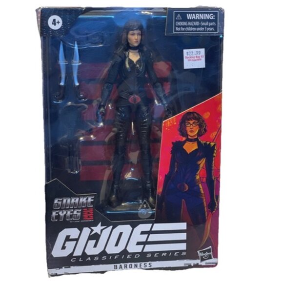 GI Joe Classified Baroness Origin Figure 6" Hasbro 19 Cobra Snake Eyes New F0110 - Picture 1 of 13